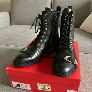 NEW Wishbone combat boots